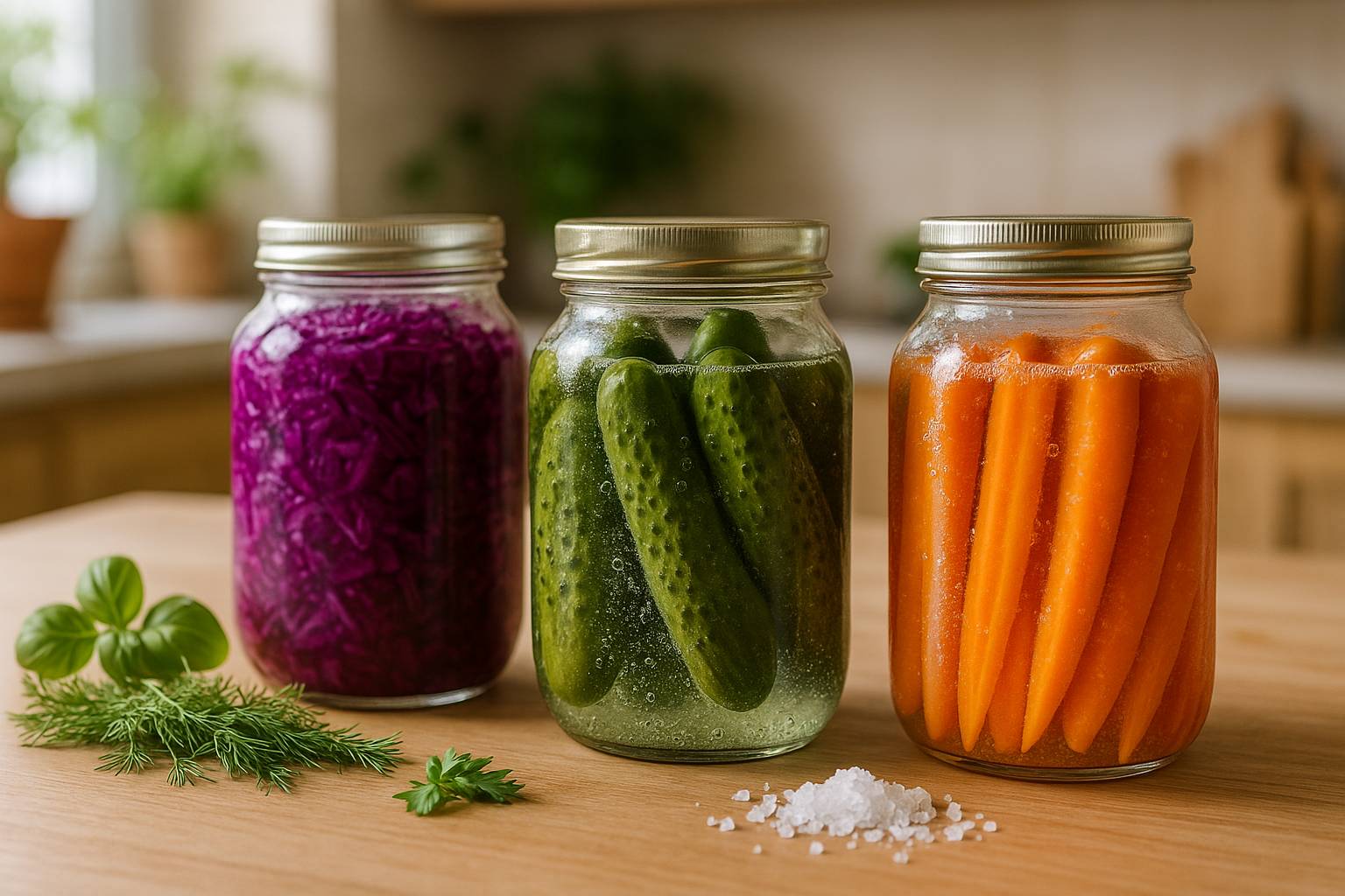 Alimentos fermentados caseros para mejorar la flora intestinal