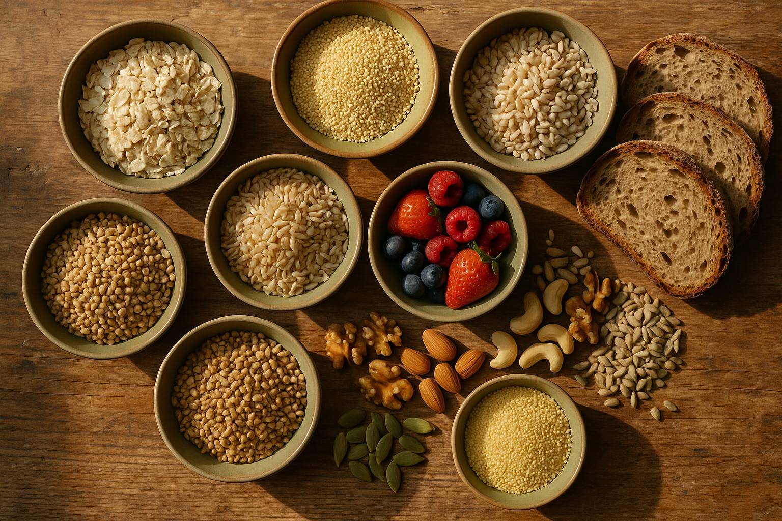 Cereales poco procesados que ayudan a mejorar la energía diaria