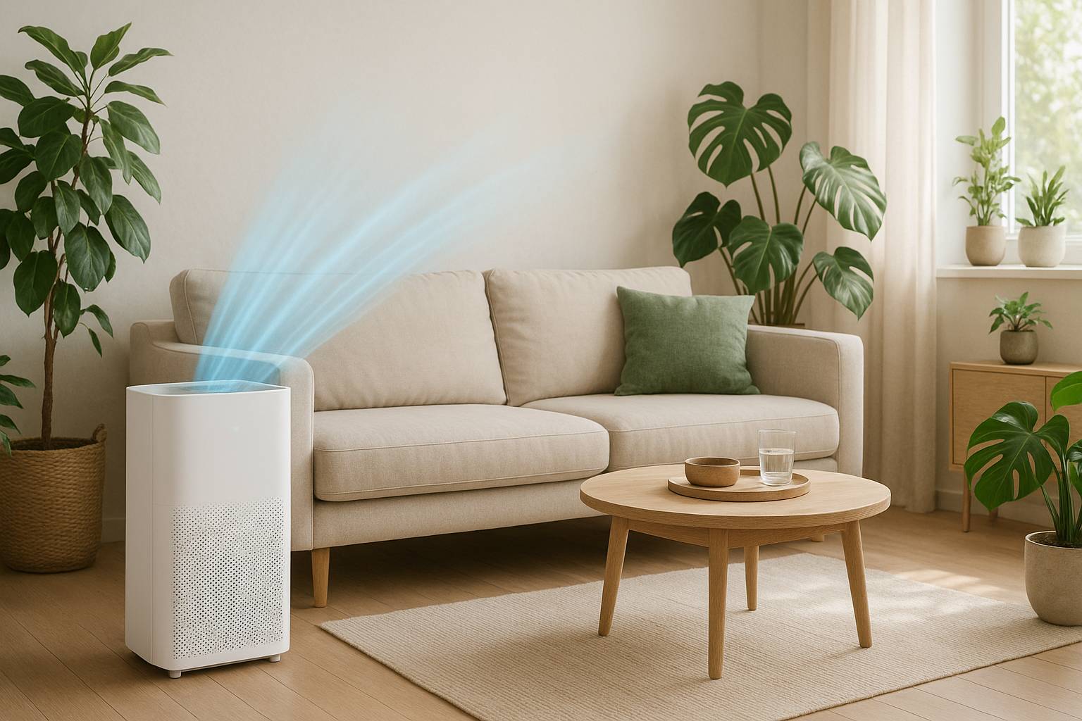 Cómo elegir un purificador de aire para personas con alergias