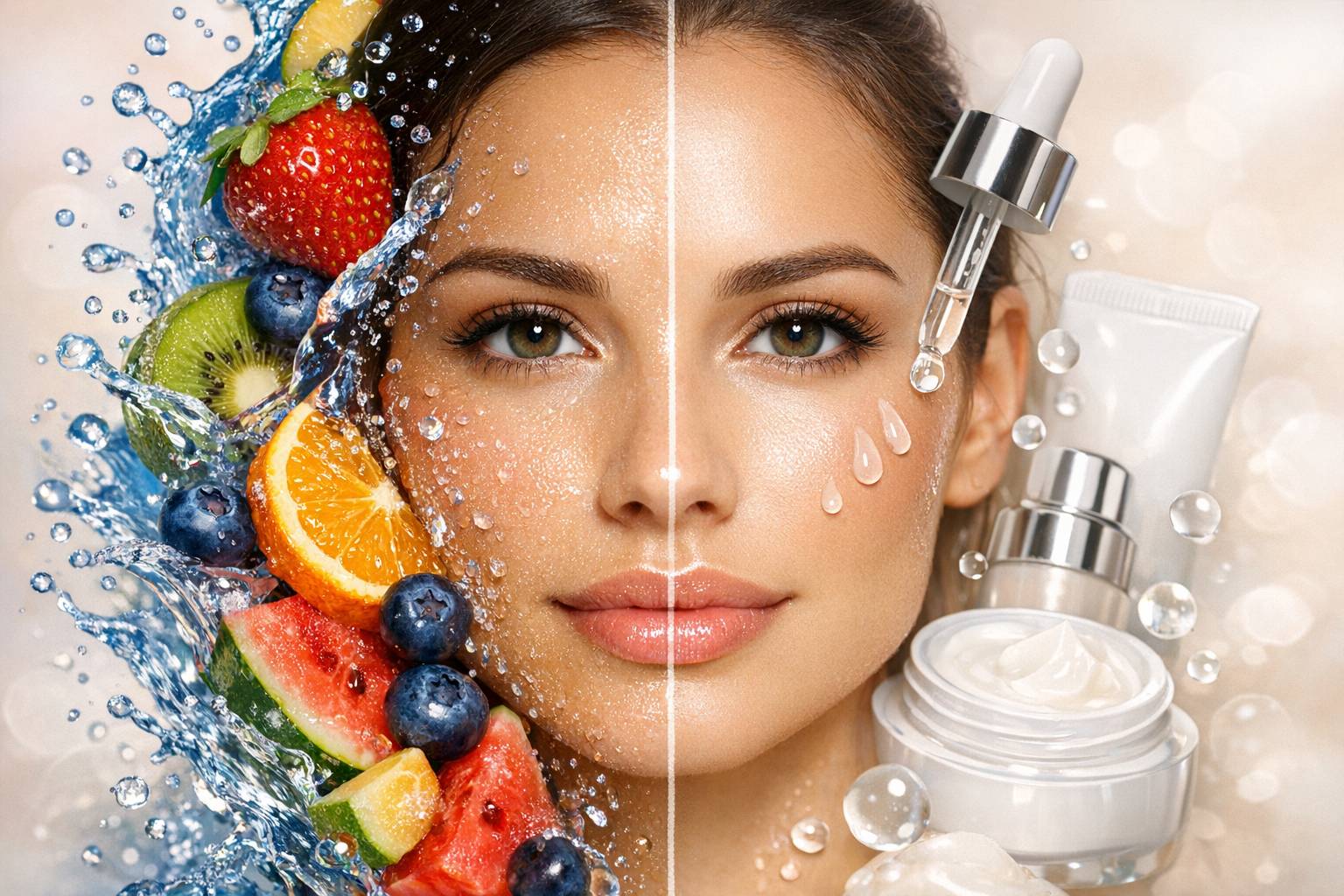 Cómo potenciar la hidratación de la piel desde dentro y desde fuera