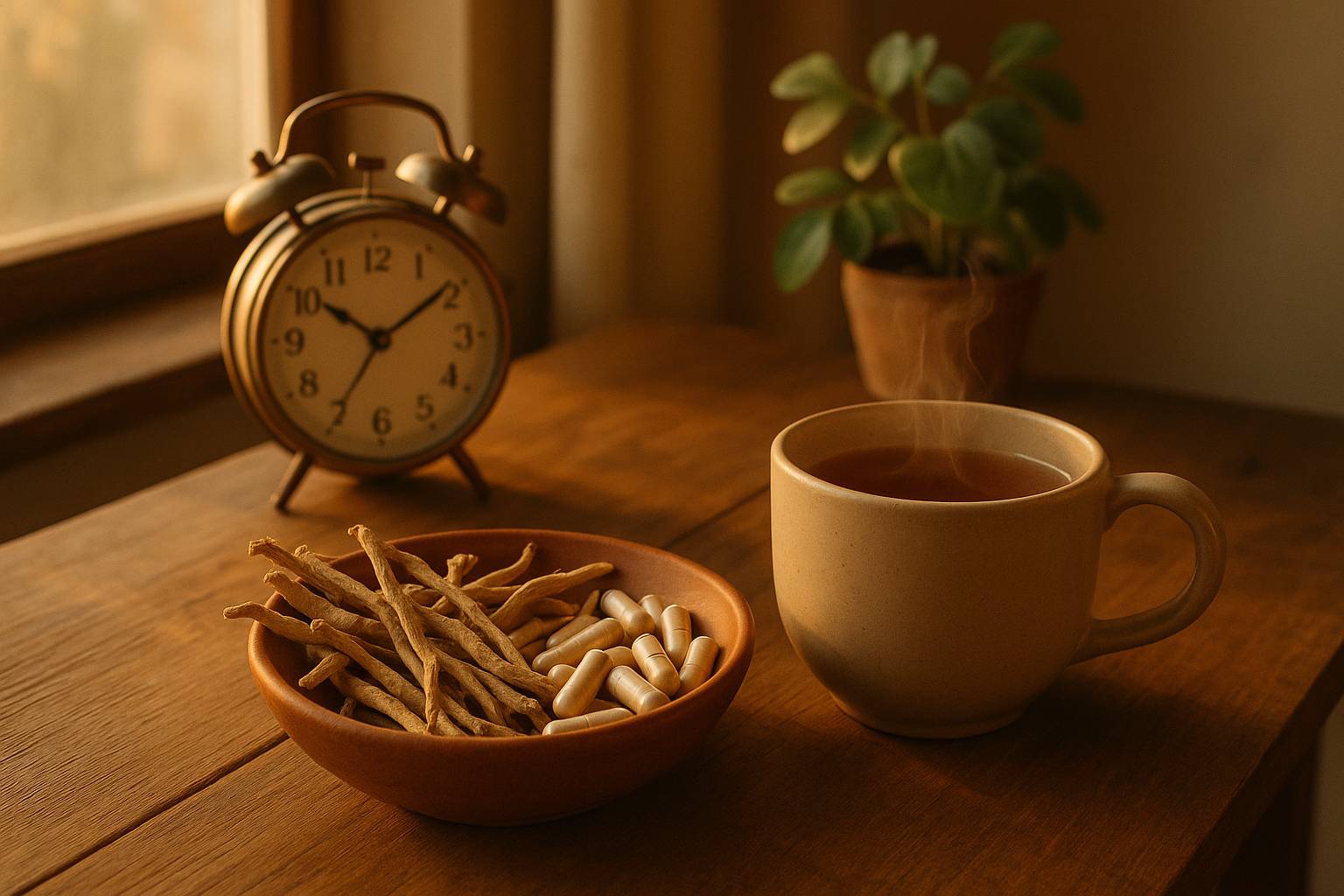 ¿Es útil tomar ashwagandha por la tarde para reducir el cortisol?