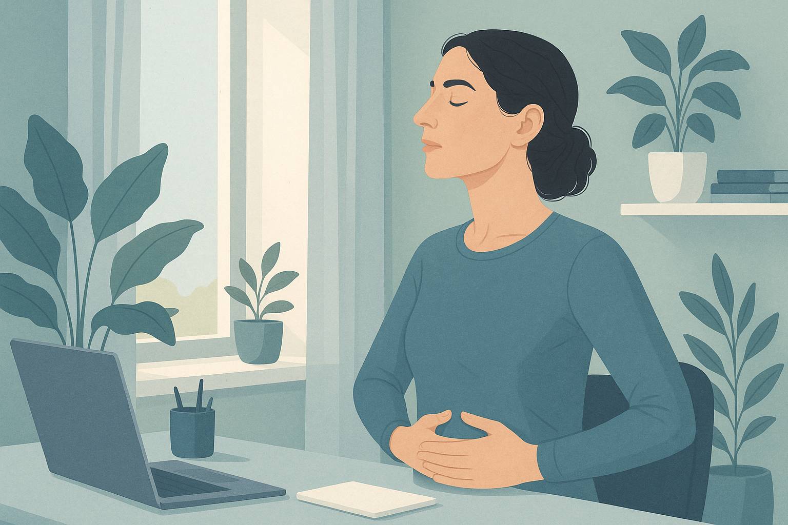Señales de respiración disfuncional durante el día y cómo corregirla